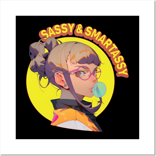 Sassy and Smartassy Wall Art by snipcute